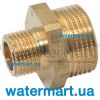 Ниппель латунный редукционный Pattaroni F591 Ø 2" x 2½" F591R016