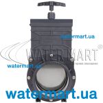 Задвижка шиберная ПВХ клеевая ERA - 63 мм