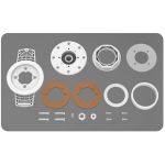 Закладная для накладных прожекторов Hentech ACS003