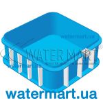 ​Полипропиленовый бассейн квадратный 2,0x2,0x1,5m