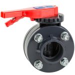 Задвижка ПВХ ERA с фланцем - 160 мм