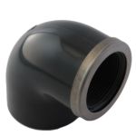 Колено 90° ПВХ CH с металлическим кольцом - РВ 20 x ½"