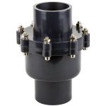 Обратный клапан ПВХ ERA поворотный - 110 мм