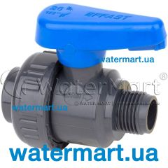 Кран кульовий ПВХ Effast BQRSVQ020B