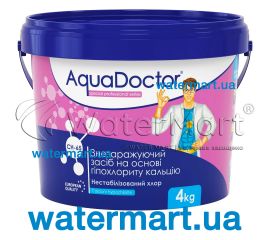 Дезинфектант на основе гипохлорита кальция Aquadoctor CH-65 - 4 кг