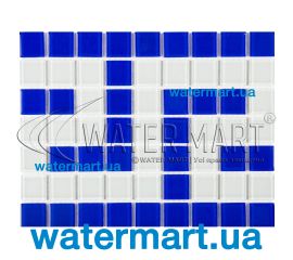Фриз греческий Aquaviva Cristall B/W сине-белый