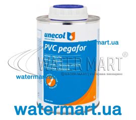 Клей для ПВХ-трубы Unecol Pegafor 1000ml 2046