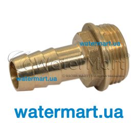 Переходник под шланг (наружная резьба) Pattaroni F13 Ø ¾" x 20 F13R020