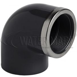 ​Колено 90&deg; ПВХ CH с метал. кольцом РВ 63x2"