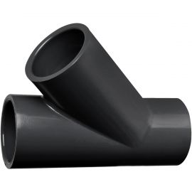 Тройник 45&deg; ПВХ Comer - 63 мм