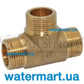 Тройник 90&deg; латунный Pattaroni F129 &Oslash; &frac14;" F129R001