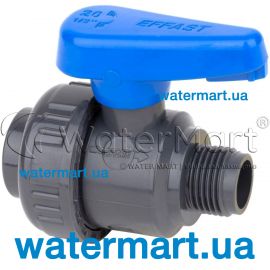 Кран шаровый ПВХ Effast BQRSVQ063G