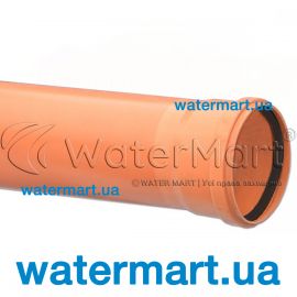 Труба для внешней канализации ПВХ Valrom SN4 PVC &Oslash; 160 x 4,0 мм L=3000 мм