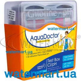 Тестер таблеточный Aquadoctor Test Box Cl/pH 151600