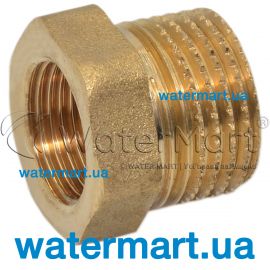 Переходник латунный (футорка) Pattaroni F593 Ø ½"F x 1"M F593R008