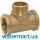 Тройник 90° латунный Pattaroni F139 Ø 1" x 1" x 1" F139R003