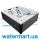 СПА-басейн переливний Aquajoy Marmaris Silver White Marble AJ-4804SW