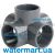 Hidroten PVC 90° Cross solvent socket 5V 1001597