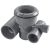 Закладная для гидромассажной форсунки Emaux EM0031 91601303 DG, Dark Grey, изображение 2