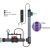 Схема циркуляции водного потока через ультрафиолетовую лампу Filtreau UV-C Ozone UVO0001
