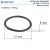 Уплотнительное кольцо муфты фильтра Pentair Triton TR (R154492) - размеры
