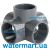 Hidroten PVC 90° Cross solvent socket 5V 1001597