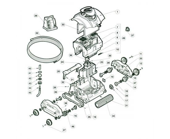 Комплектующие робота-пылесоса Hayward eVac PRO