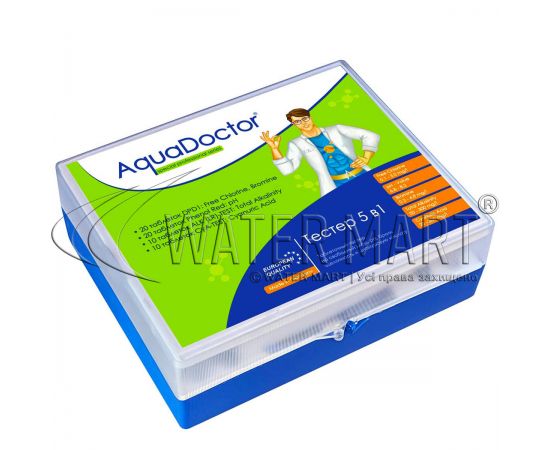 Тестер для бассейна Aquadoctor 5 в 1