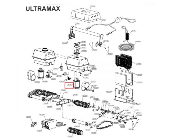 ​Мотор насоса пылесоса AquaBot UltraMax (AS06106-SP) - схема