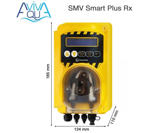 Дозуючий насос Aquaviva SMV Smart Plus Rx SMVPMSPA1S02 - розміри