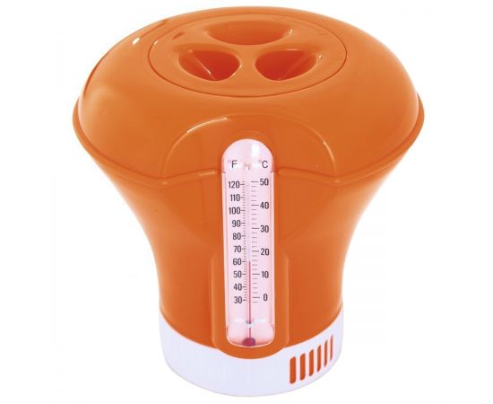 Плавающий дозатор с термометром BestWay 58209 (оранжевый)