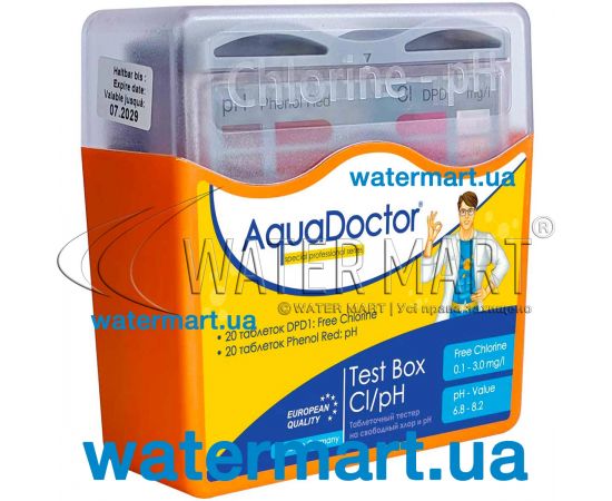 Тестер таблеточный Aquadoctor Test Box Cl/pH 151600