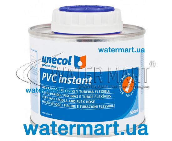 Клей для ПВХ-трубы Unecol Instant 500ml 2053