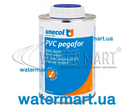 Клей для ПВХ-трубы Unecol Pegafor 1000ml 2046