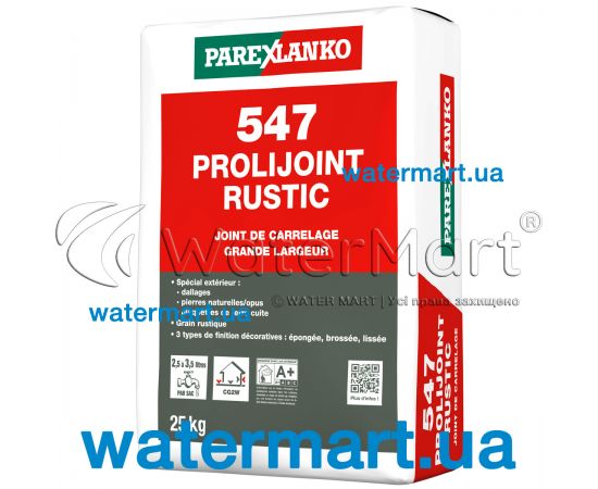 Затирка для швов Parexlanko PROLIJOINT RUSTIC 547 Pierre 580002