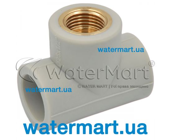 Тройник 90° (внутренняя резьба) Prawtech P3200 PP-R Ø 25 x ½" PP320025012