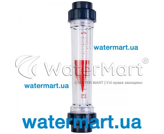 Ротаметр Aquaviva DN25 с внутренней резьбой d1" - 100-1000 л/ч