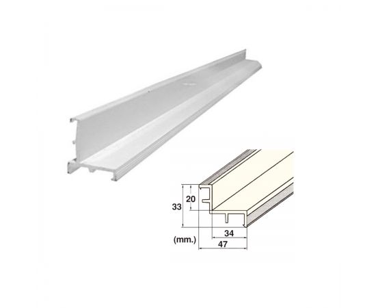 Vagner Pool 41105000 - направляющая для переливной решетки Vagner Pool 41105000 - направляющая для переливной решетки