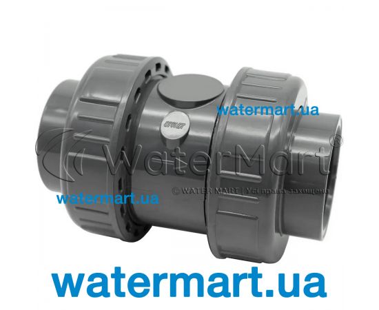 Обратный клапан ПВХ с накидными гайками Effast CDRCVD0500 Обратный клапан ПВХ с накидными гайками Effast CDRCVD0500