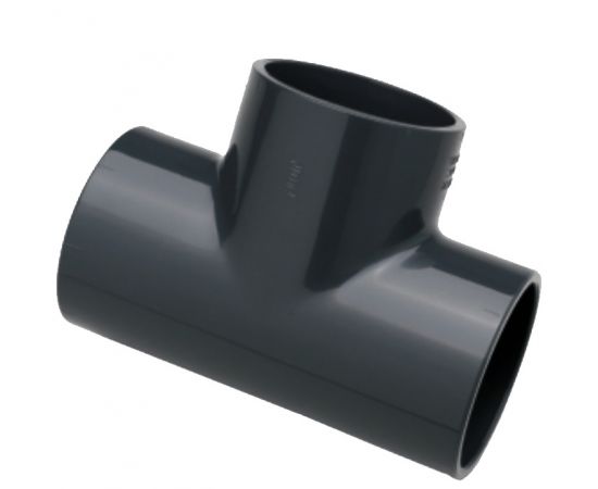 Тройник 90° ПВХ Plimat - 90 мм Тройник 90° ПВХ Plimat - 90 мм
