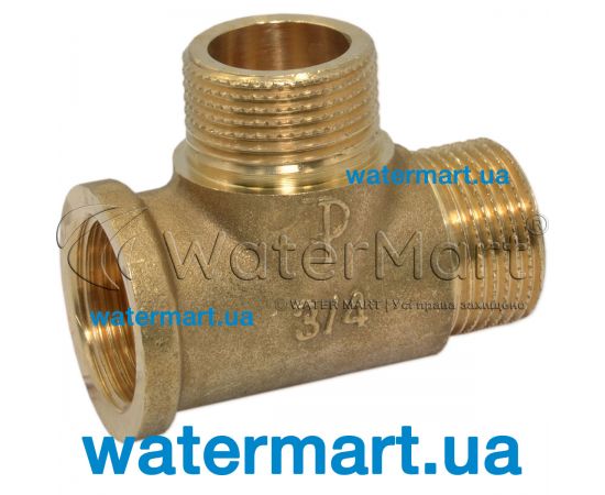 Трійник 90° латунний Pattaroni F143 Ø ½" F143R001