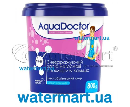 Дезинфектант на основе гипохлорита кальция Aquadoctor CH-65 CH65-0,8