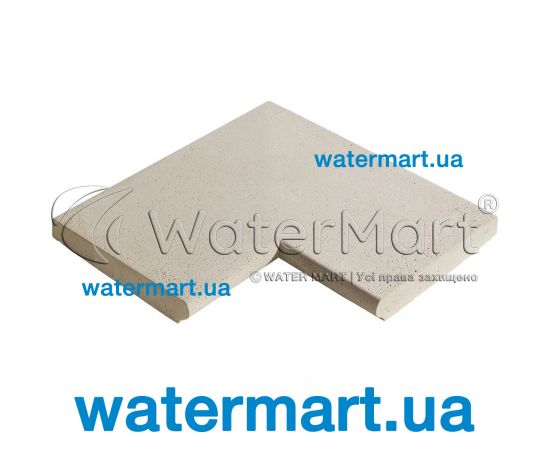 Бортовий камінь ALKERN (Pierra) 28 Rustique bullée тон Pierre 310773