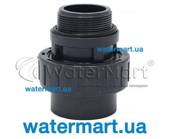 Муфта ПВХ разборная с уплотнительным кольцом ERA UU00263