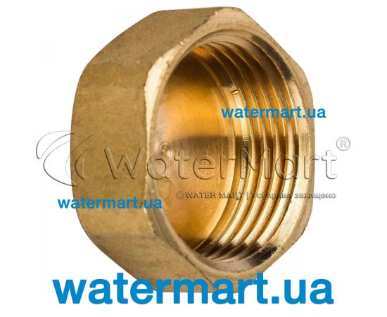 Заглушка латунная (внутренняя резьба) Pattaroni F594 Ø ½" F594R002