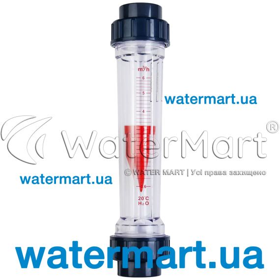 Ротаметр Aquaviva DN15 з внутрішньою різьбою d½" 10-100 л/год