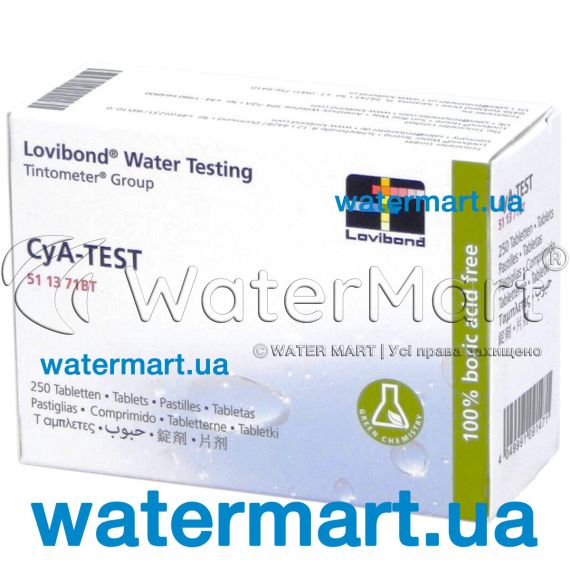 ​Таблетки Scuba II Lovibond CyA Test (ціанурова кислота)