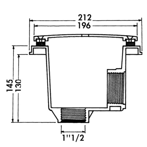 Донный трап Hayward 3253DGRPAK2 под лайнер (комплект: 2 шт.)