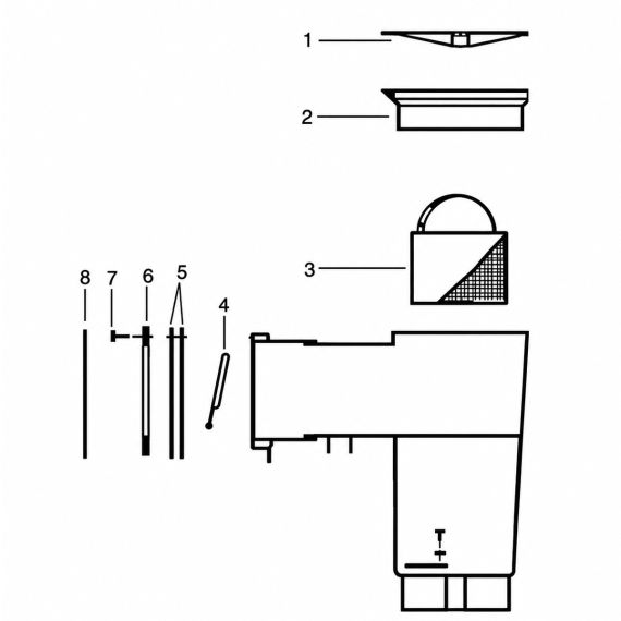 Скиммер Hayward SP1084 AutoSkim Standard под лайнер, изображение 3