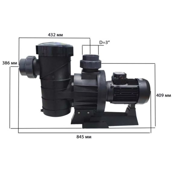 Насос AstralPool / Fluidra MAXIM 08005 (230 / 400 В) - 78,0 м³/год, зображення 5